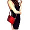 Ostrich Embossed 5-Compartment Cross Body