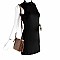 Ostrich Embossed 5-Compartment Cross Body