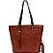 Tassel Accent Chevron Quilted Tote Wallet SET MH-LHU1351W