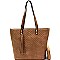 Tassel Accent Chevron Quilted Tote Wallet SET MH-LHU1351W