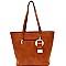 Tassel Accent Chevron Quilted Tote Wallet SET MH-LHU1351W
