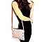Perforated Color Block 2 in 1 Clutch Shoulder Bag  MH-LHU200