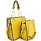 LI6816-LP Hardware Accent 2 in 1 Chain Tote Twin SET