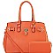 Kiss-Lock Oversize 2 Way Satchel Set