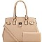 Kiss-Lock Oversize 2 Way Satchel Set