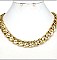 Gold Chain Link Necklace - Designer Inspired