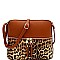 DOME LEOPARD PRINT CROSS BODY MESSENGER