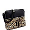 DOME LEOPARD PRINT CROSS BODY MESSENGER