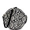 ROUND SNAKE PRINT CROSS BODY