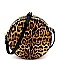 ROUND LEOPARD PRINT CROSS BODY