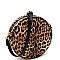 ROUND LEOPARD PRINT CROSS BODY