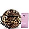 ROUND LEOPARD PRINT CROSS BODY