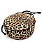 ROUND LEOPARD PRINT CROSS BODY