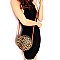 ROUND LEOPARD PRINT CROSS BODY