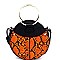 Neon Snake Print Round Satchel