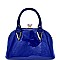 LOL012-LP Jewel-Top Patent Medium Frame Chic Satchel