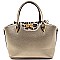 LOL019-LP Leopard Print Messenger 2 in 1 Tote