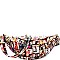 Magazine Print Patent Fashion Fanny Pack LOV001-LP