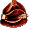 Ostrich Embossed 2Way Hobo Wallet SET