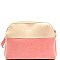 Multi-Compartment Two-Tone Crossbody Messenger