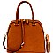 Chevron Pattern Dome Satchel Wallet SET MH-LP0711W