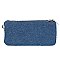 Rhinestone Denim Clutch Crossbody Bag