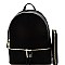 [S]LP1062-LP Multi Compartment Backpack Wallet SET