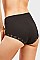 PACK OF 12 PIECES STYLISH LACE TRIM COTTON LADIES MAXI PANTY MULP1456CR