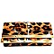 Patent Leopard Print Wallet