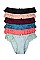 PACK OF 12 PIECES SEXY LACED BIKINI PANTY MULP6145NK