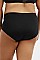 PACK OF 12 PIECES STYLISH MAXI/FULLBRIEF SEAMLESS PLUS SIZE PANTY MULP7439PRX5