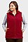 PACK OF 3 PIECES LADIES POLAR FLEECE VEST PLUS SIZE MULPF100XE