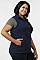 PACK OF 3 PIECES LADIES POLAR FLEECE VEST PLUS SIZE MULPF100XE