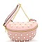 LQ108-LP Lovely Pearl Embellished Fashion Fanny Pack