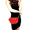 LQ108-LP Lovely Pearl Embellished Fashion Fanny Pack