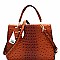 Bee Charm Ostrich Flap Satchel Wallet SET  MH-LQ1181W