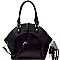 Ostrich Embossed Satchel Wallet SET MH-LQ1192W
