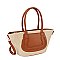 Straw Shopper Tote Bag