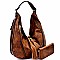 Tassel Accent Single Strap Hobo Wallet SET MH-LQF0011W