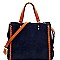 POSH TWO TONE SATCHEL