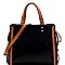 POSH TWO TONE SATCHEL