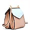 LS2042-LP Double Compartment Colorblock Cross Body