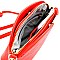 MULTI COMPARTMENT DOME CROSS BODY