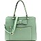 Bow Accent Structured 2-Way Satchel MH-LS3094