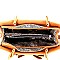 Bow Accent Structured 2-Way Satchel MH-LS3094