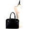Hardware Accent Belted Structured Satchel Wallet SET MH-LS3169