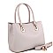 Fashionable Multi-Compartment Medium 2-Way Satchel MH-LS5024