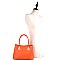 Fashionable Multi-Compartment Medium 2-Way Satchel MH-LS5024