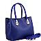 Fashionable Multi-Compartment Medium 2-Way Satchel MH-LS5024