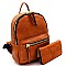 STYLISH FRONT POCKET BACKPACK SET